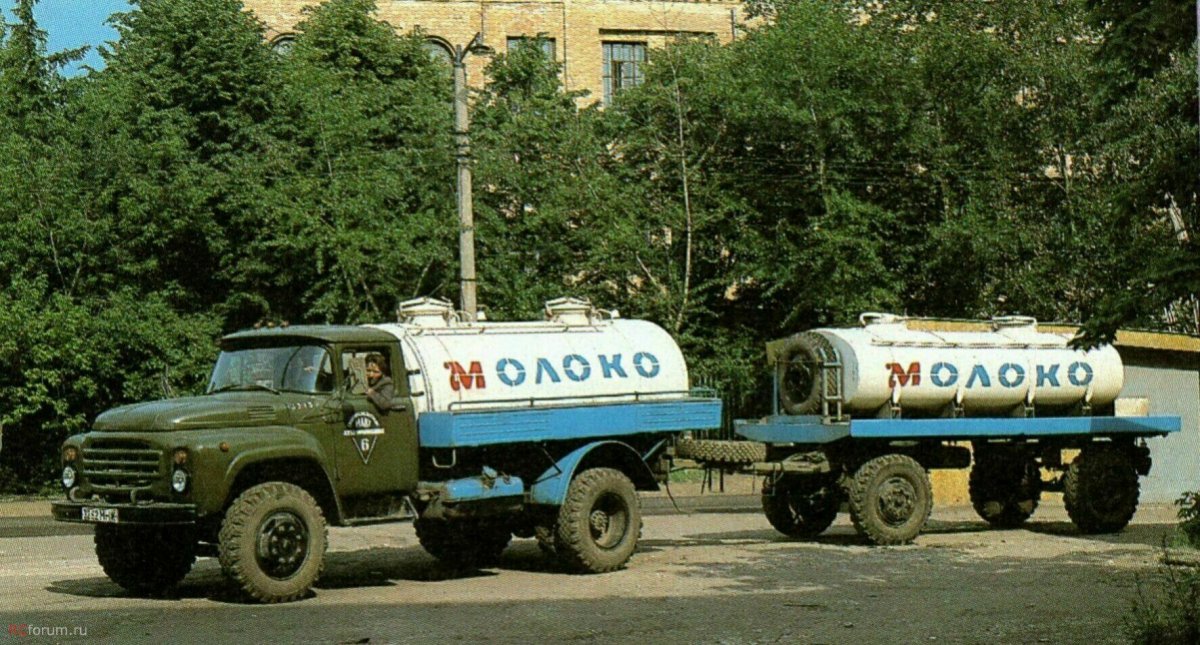 ЗИЛ 130 молоковоз