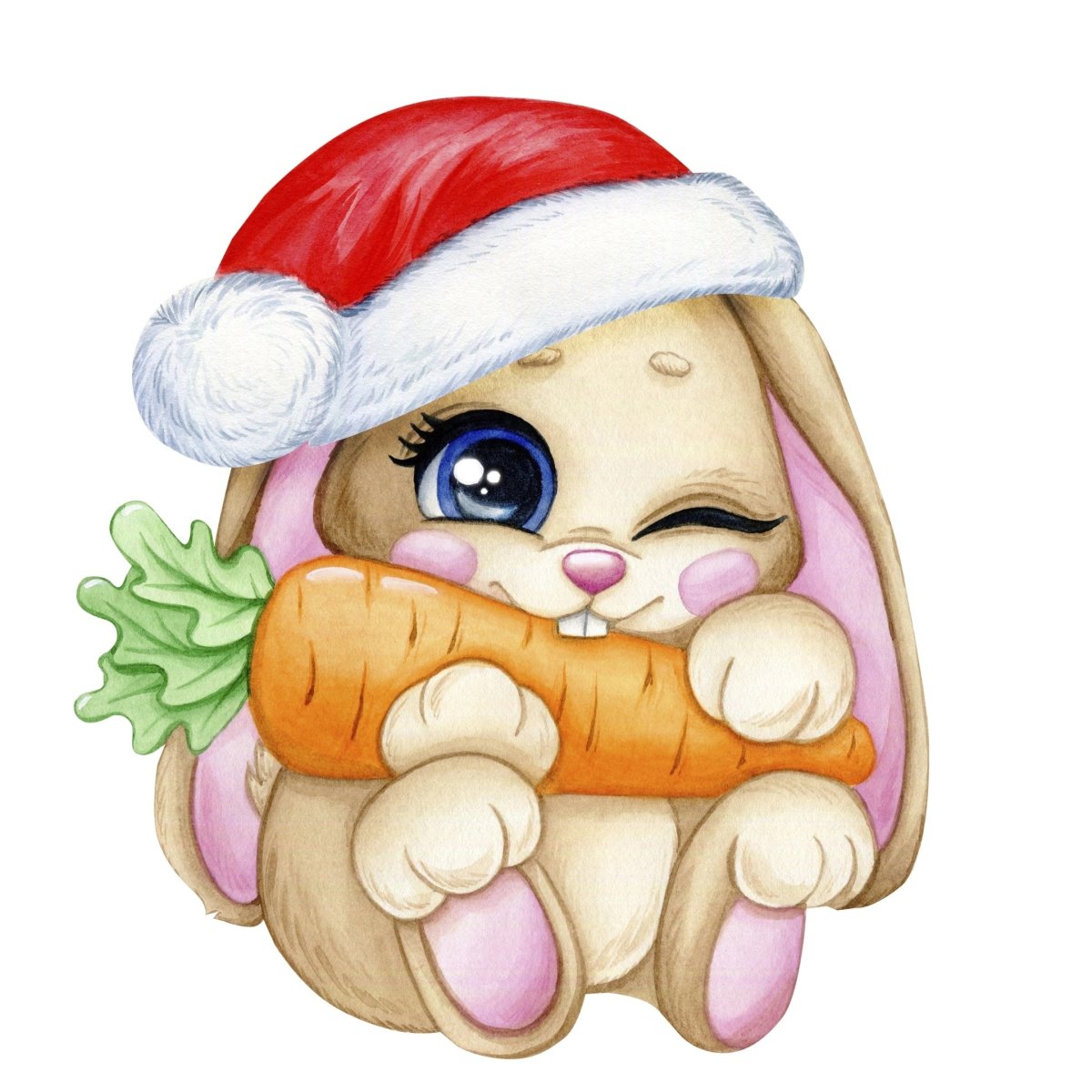 Кролик зимой