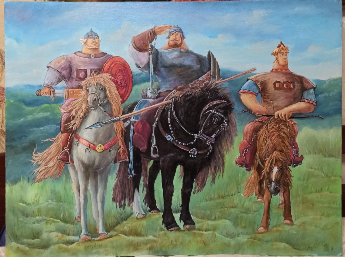 Мультфильм 3 богатыря и Шамаханская царица