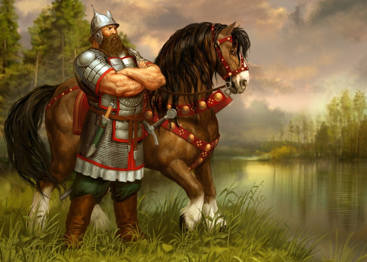 Русские богатыри для дошкольников