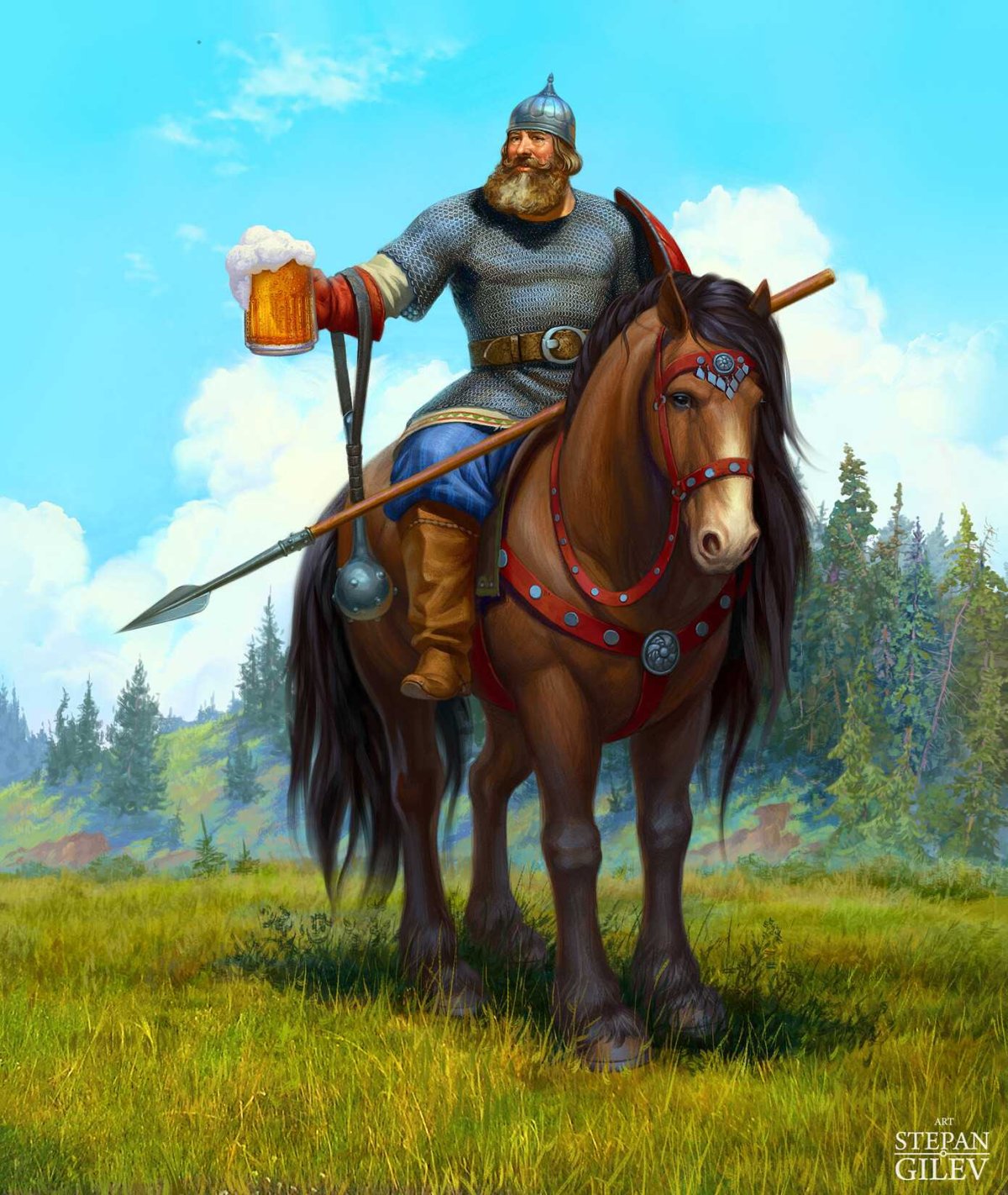 Богатырь Евпатий Коловрат