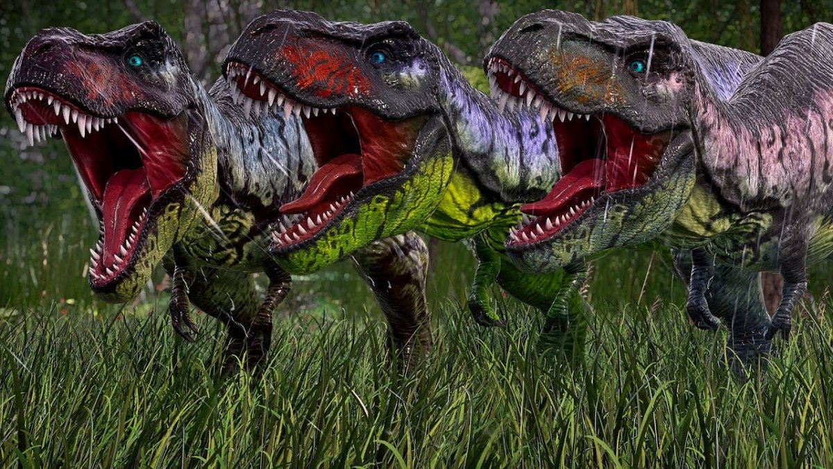 Мир Юрского периода Тираннозавр рекс против Спинозавра