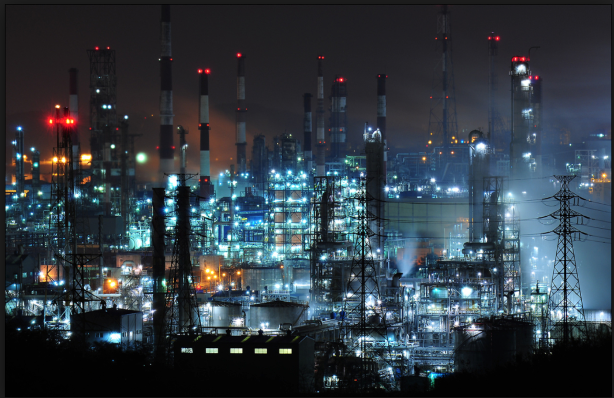Нефтехимический завод, Ульсан, Республика Корея