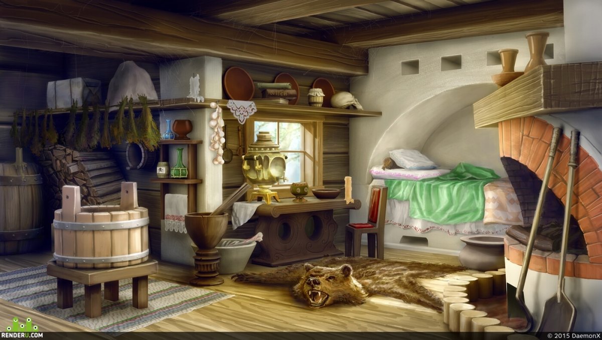 Сказочный дом внутри