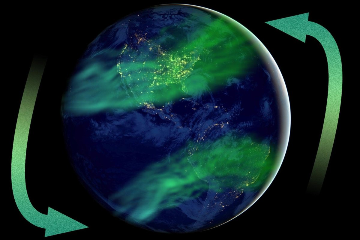 Магнитное поле земли полюса