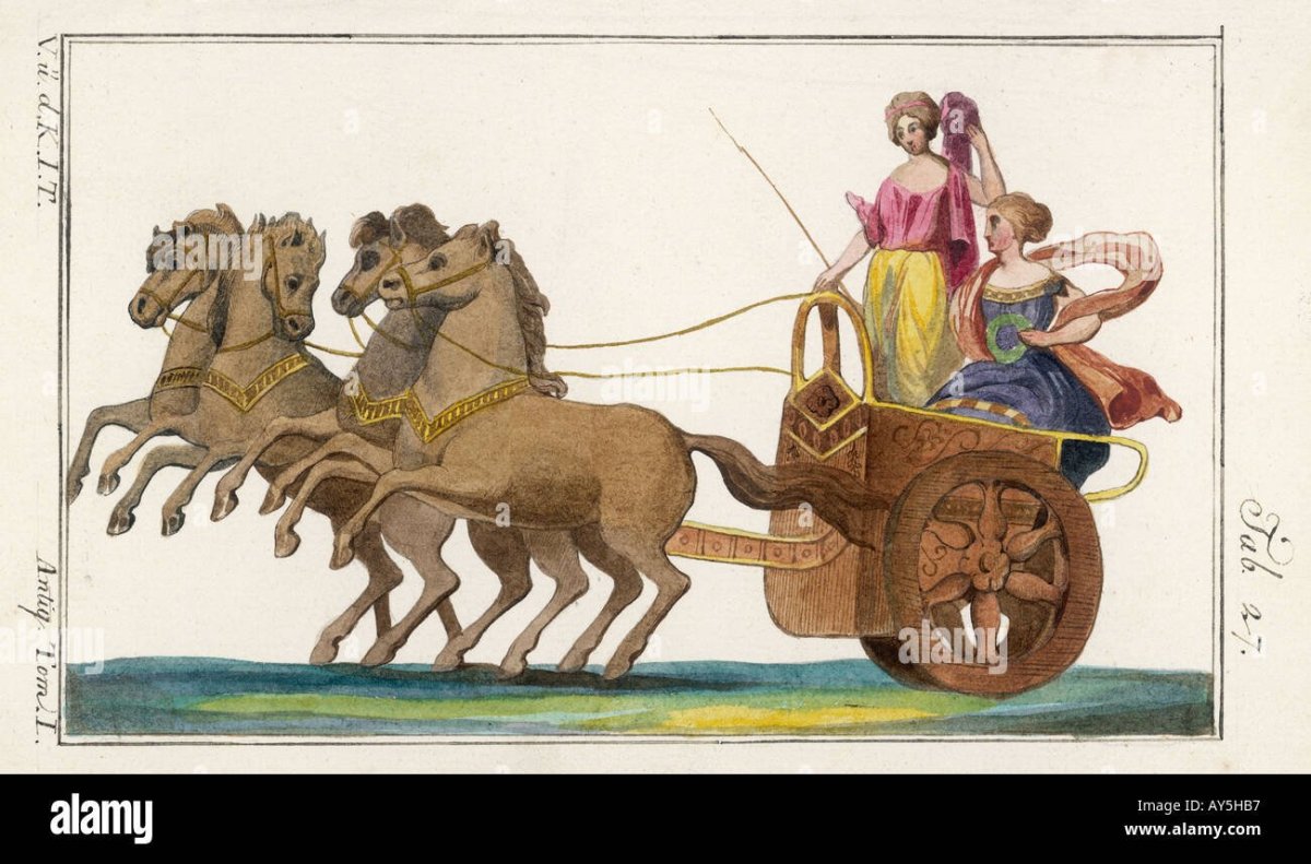 Колесница из девушек