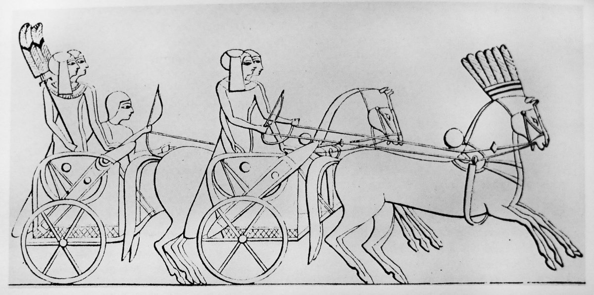 Римский всадник на колеснице