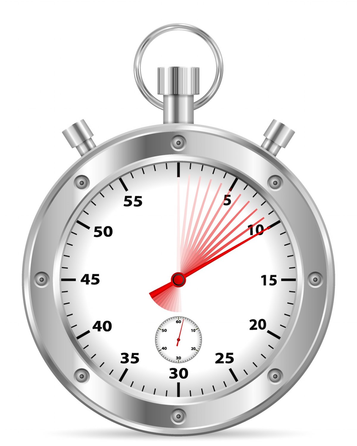 Секундомер зеленый