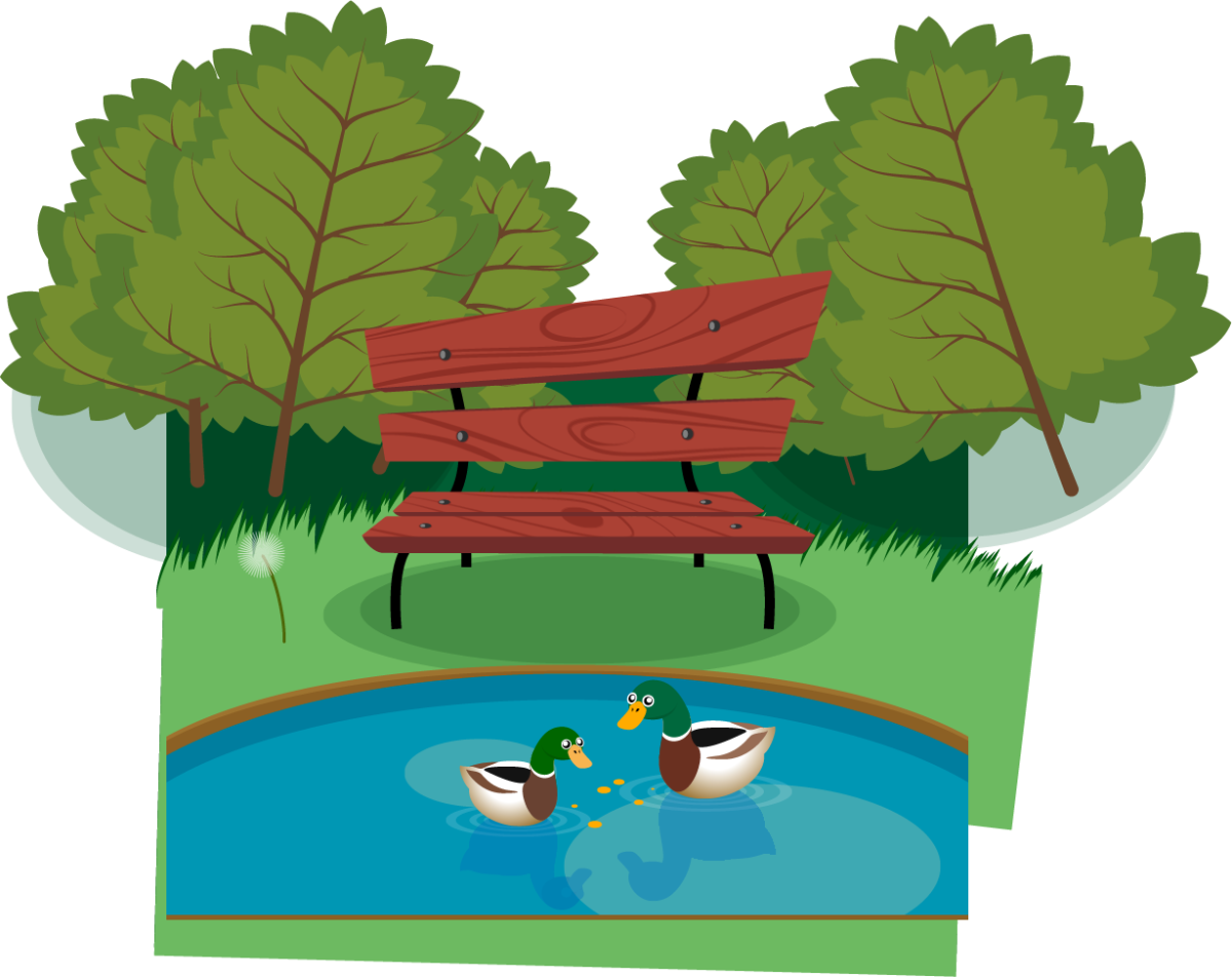 Фон птичий двор для детей без животных