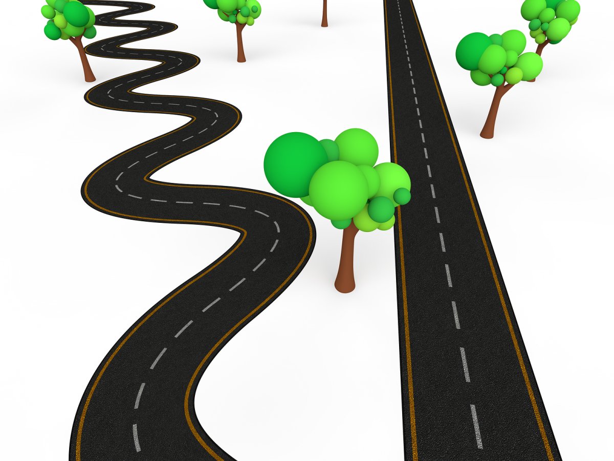 Извилистая дорога для детей