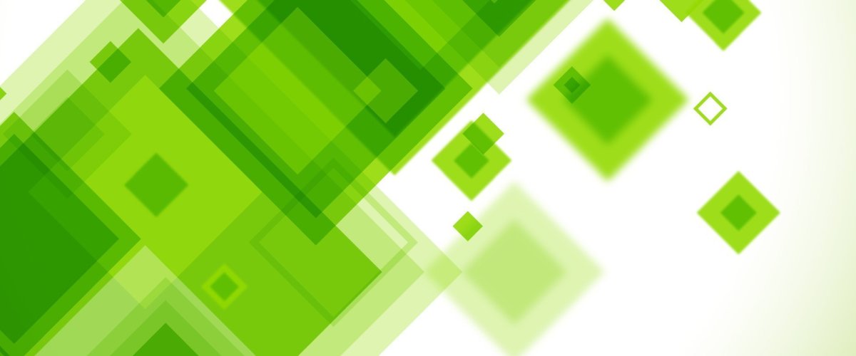 Зеленый геометрический фон