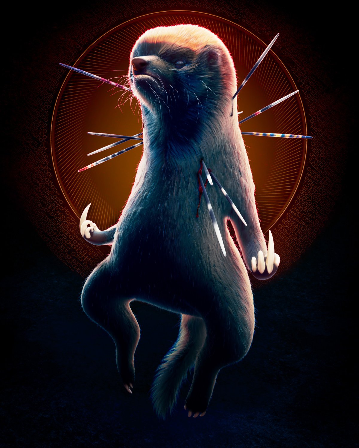 Веселый барсук