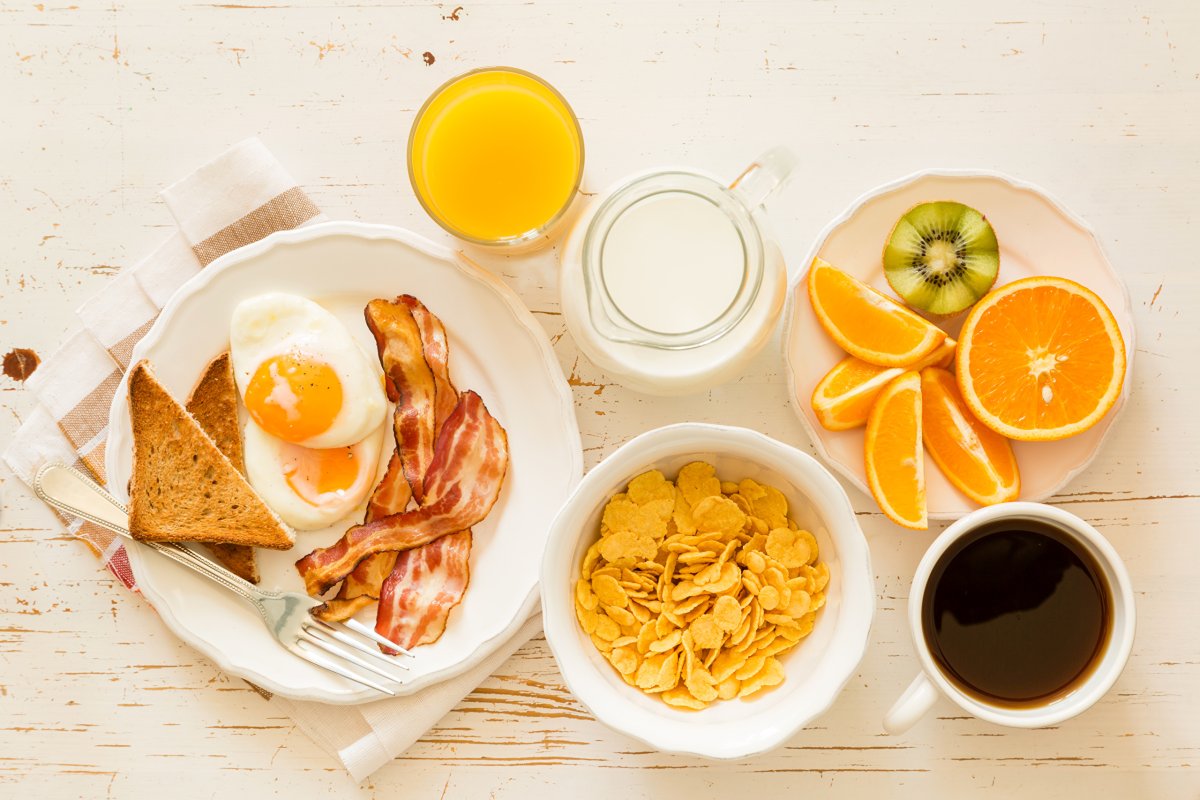 Завтрак с апельсиновым соком