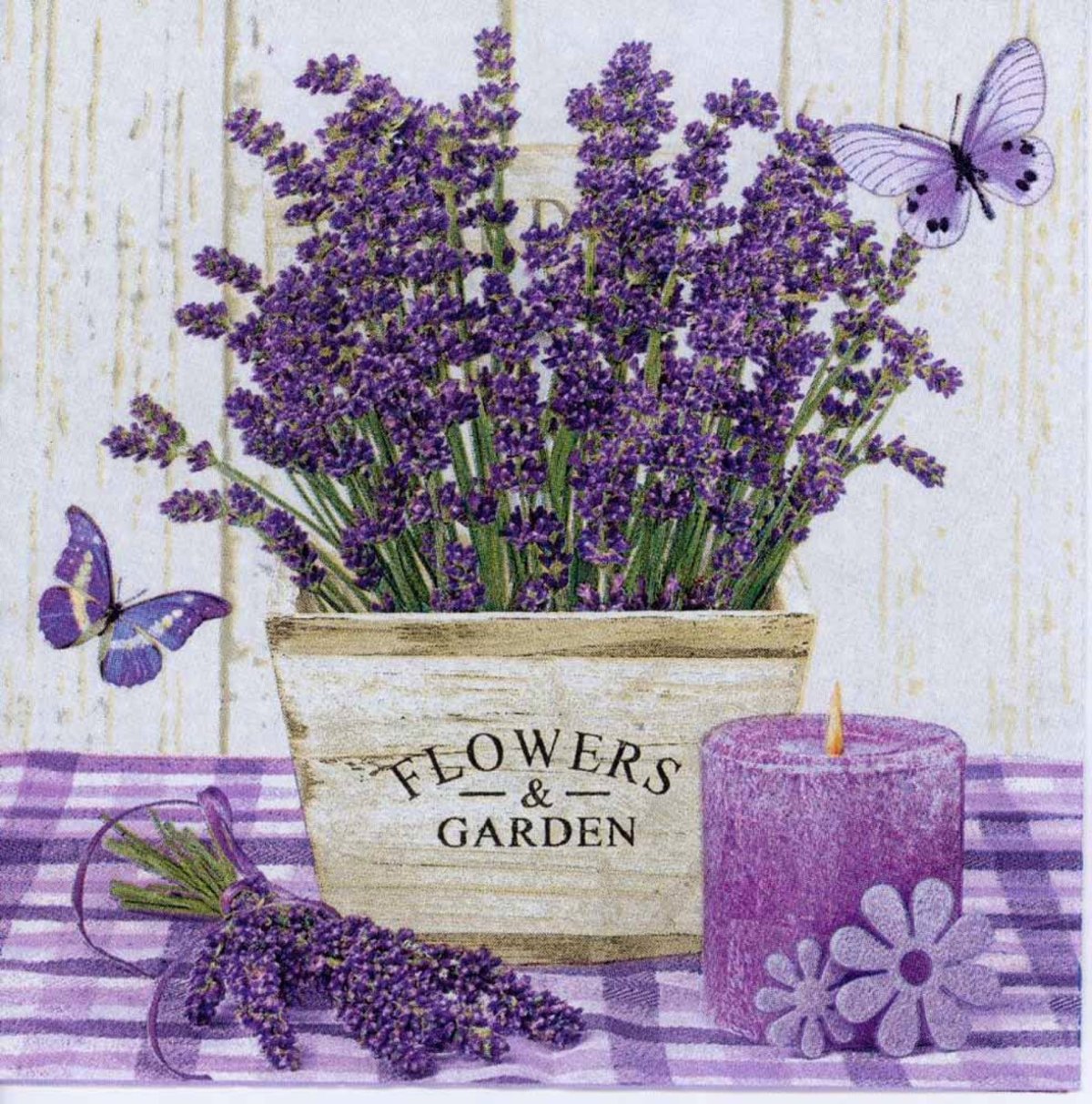 Lavanda Provance бумага декупаж