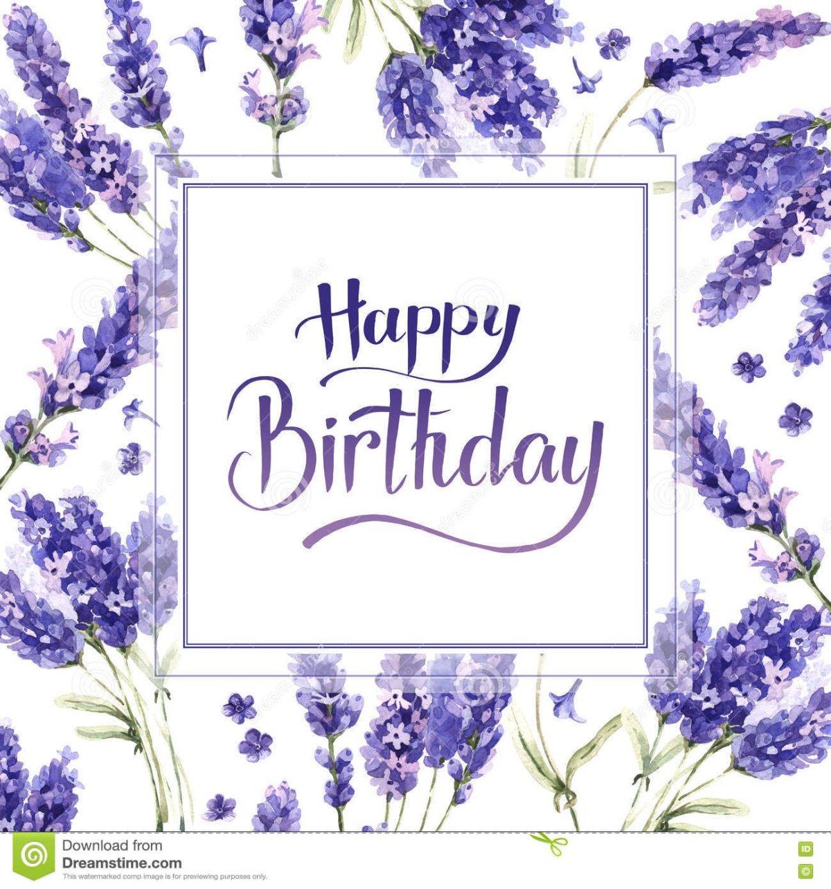 Happy Birthday Лаванда