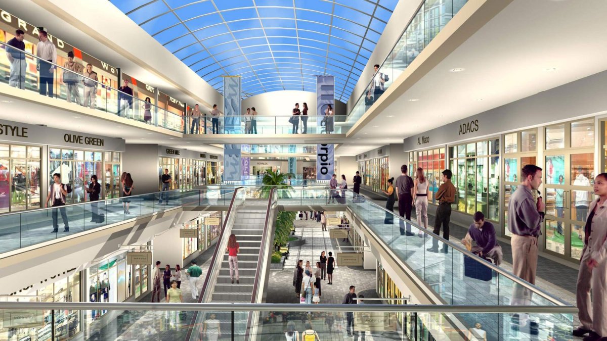 Торговый центр изнутри