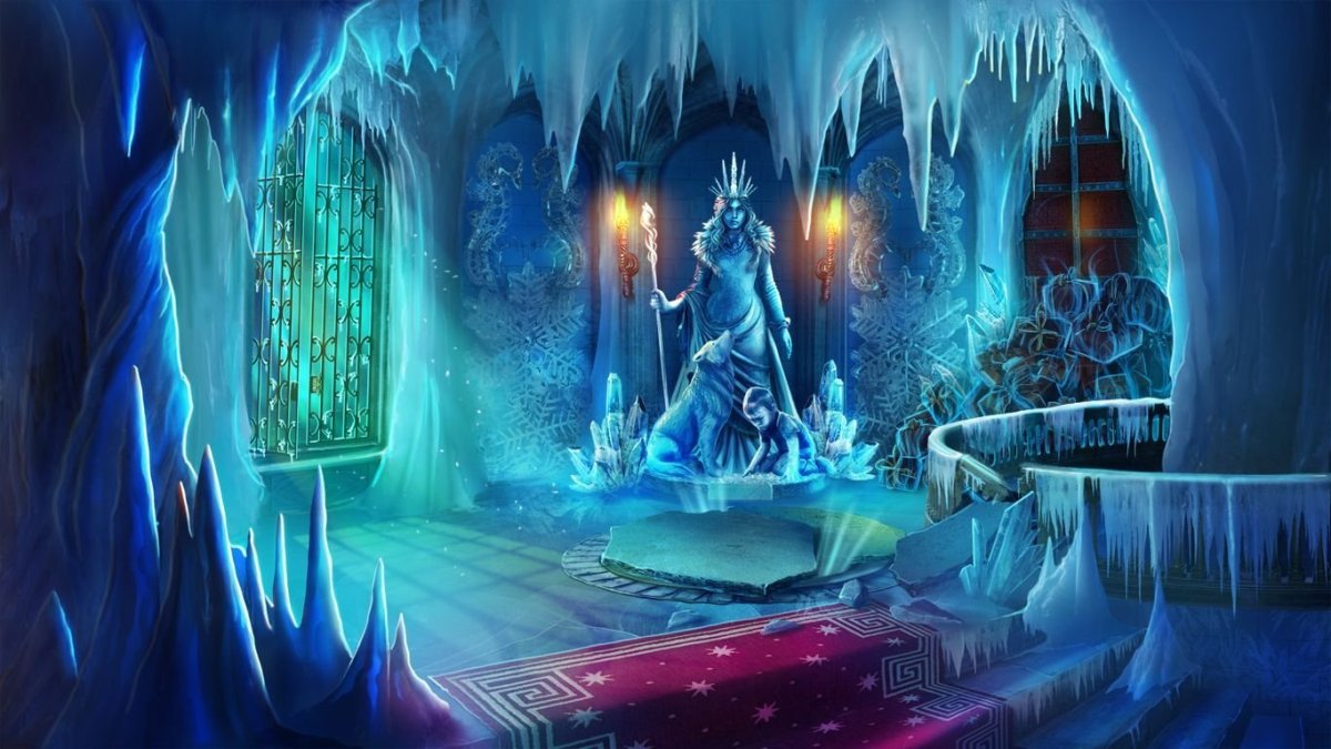 Сказочный дом снежной королевы