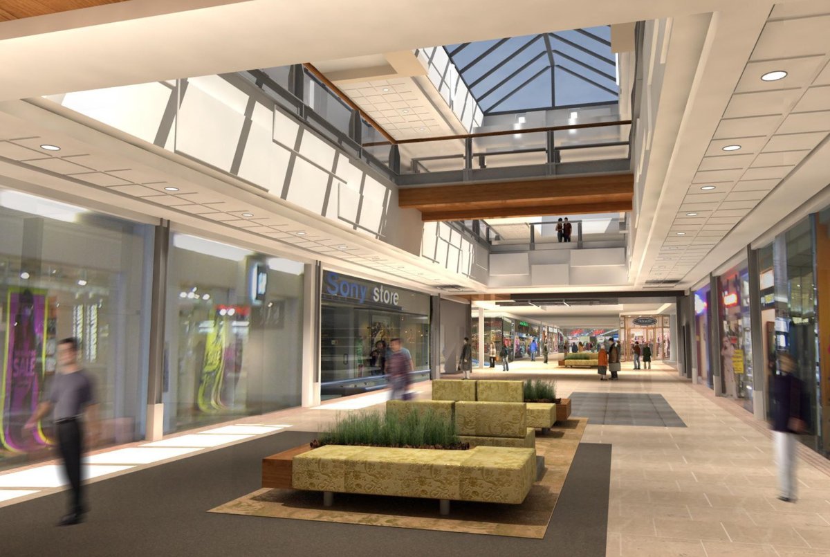 Проект торгового центра внутри