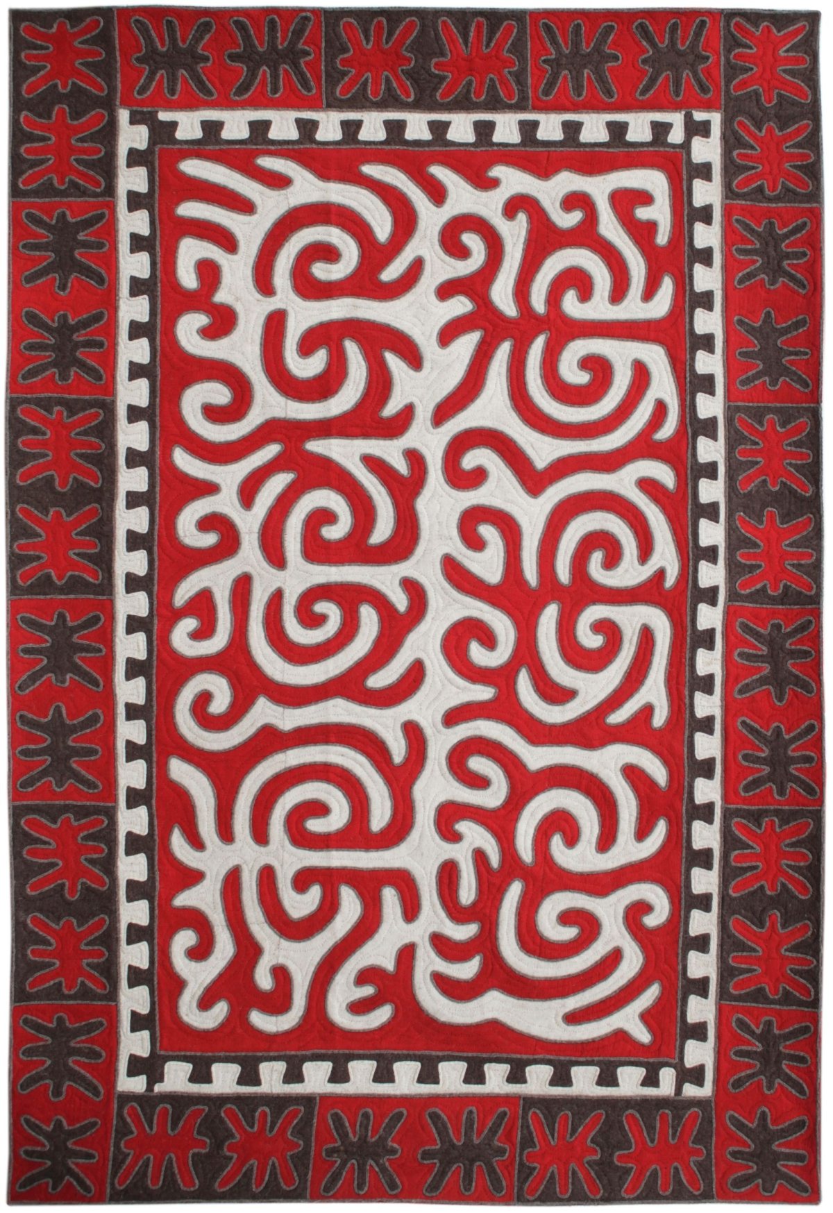 Казахский узор орнамент в полосе