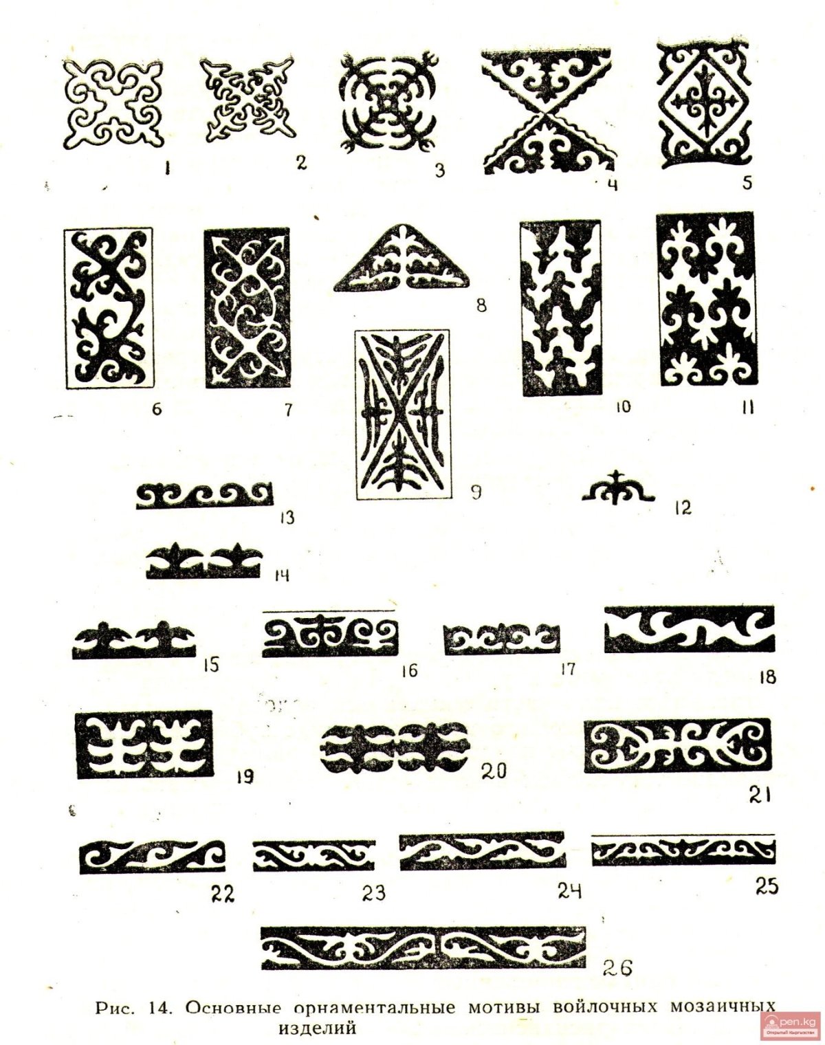 Казахский орнамент