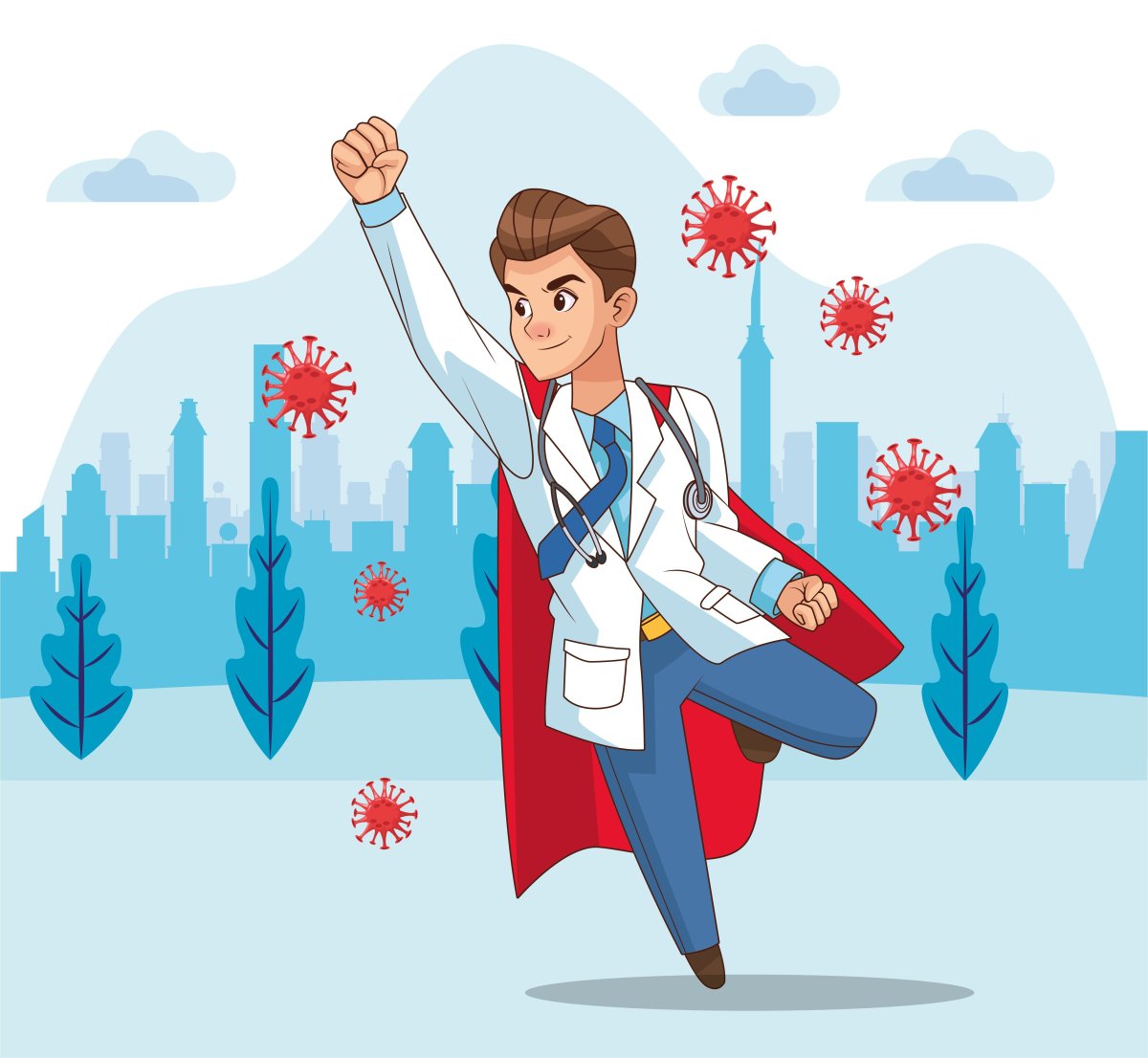 Рисунок медицина для студентов цветными карандашами