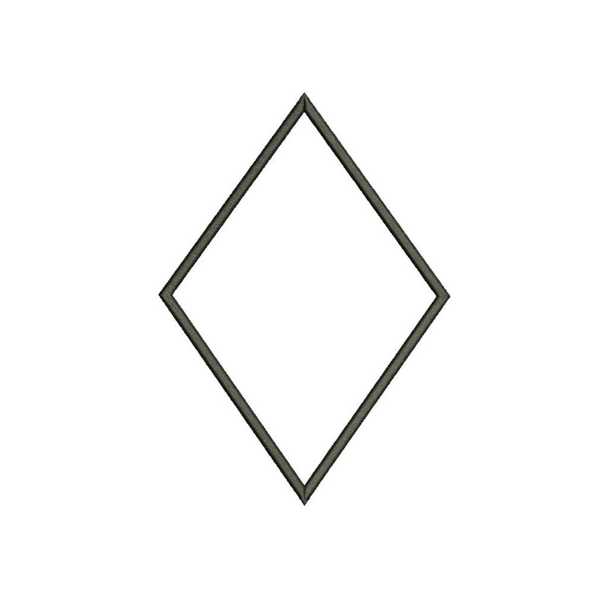 Ромб на белом фоне