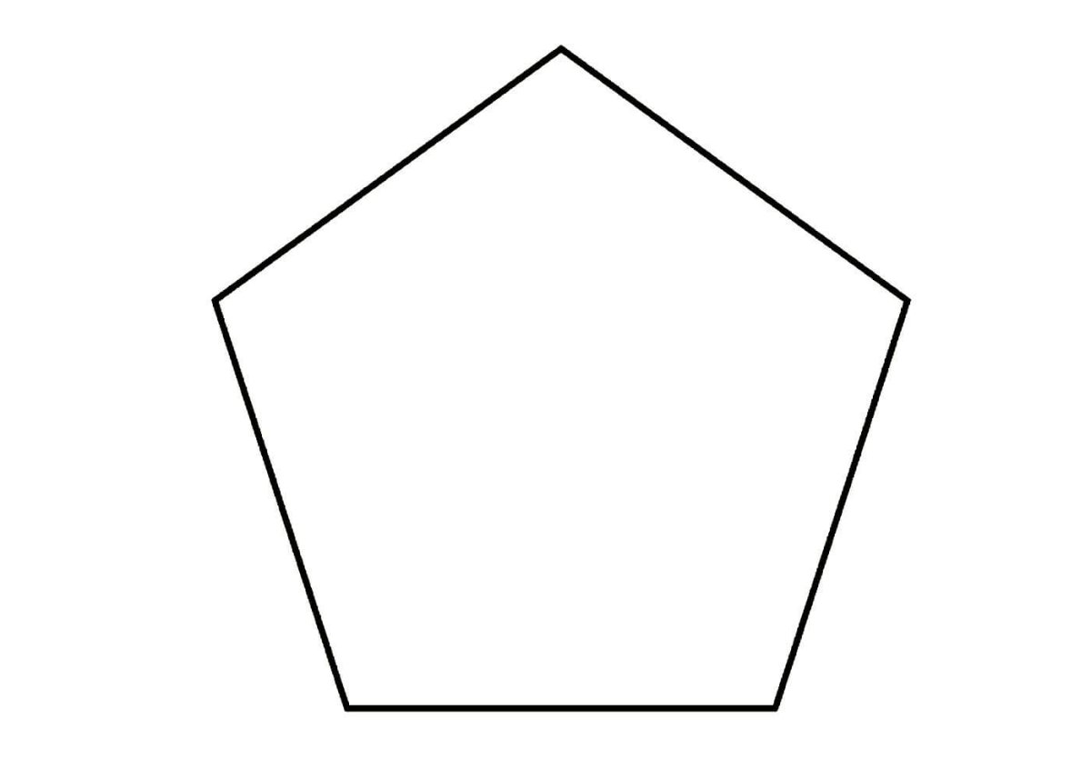 Пентагон форма пятиугольника
