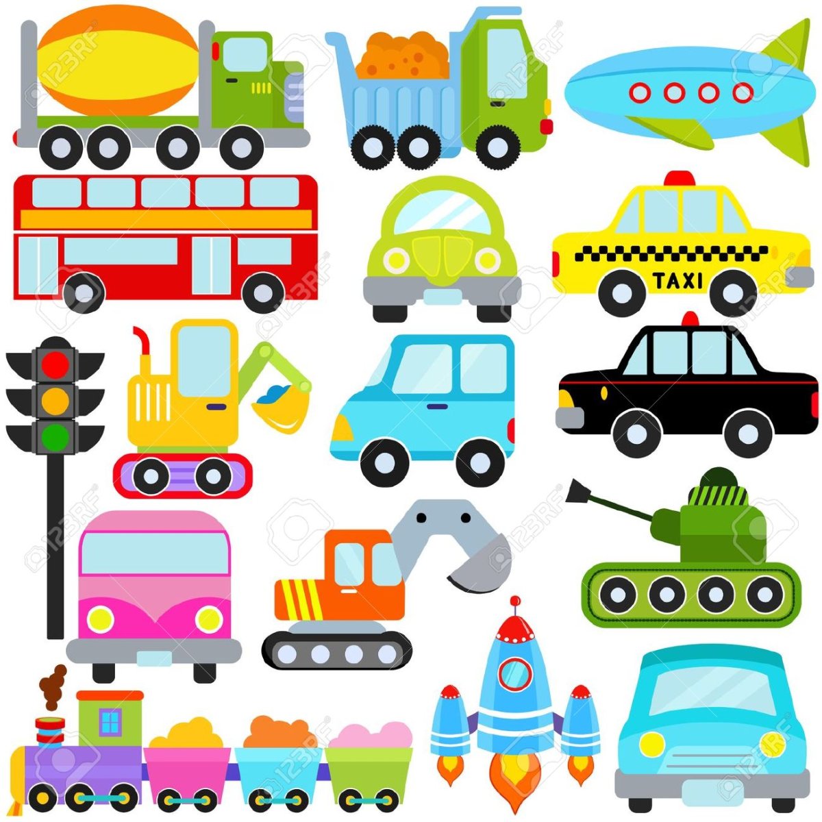 Векторные изображения транспорт