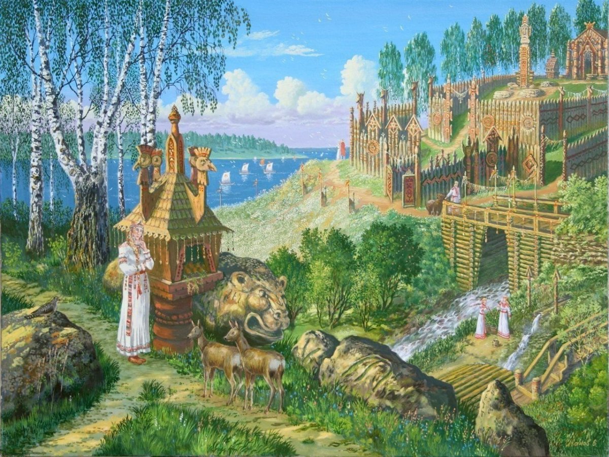 Всеволод Иванов картины капище