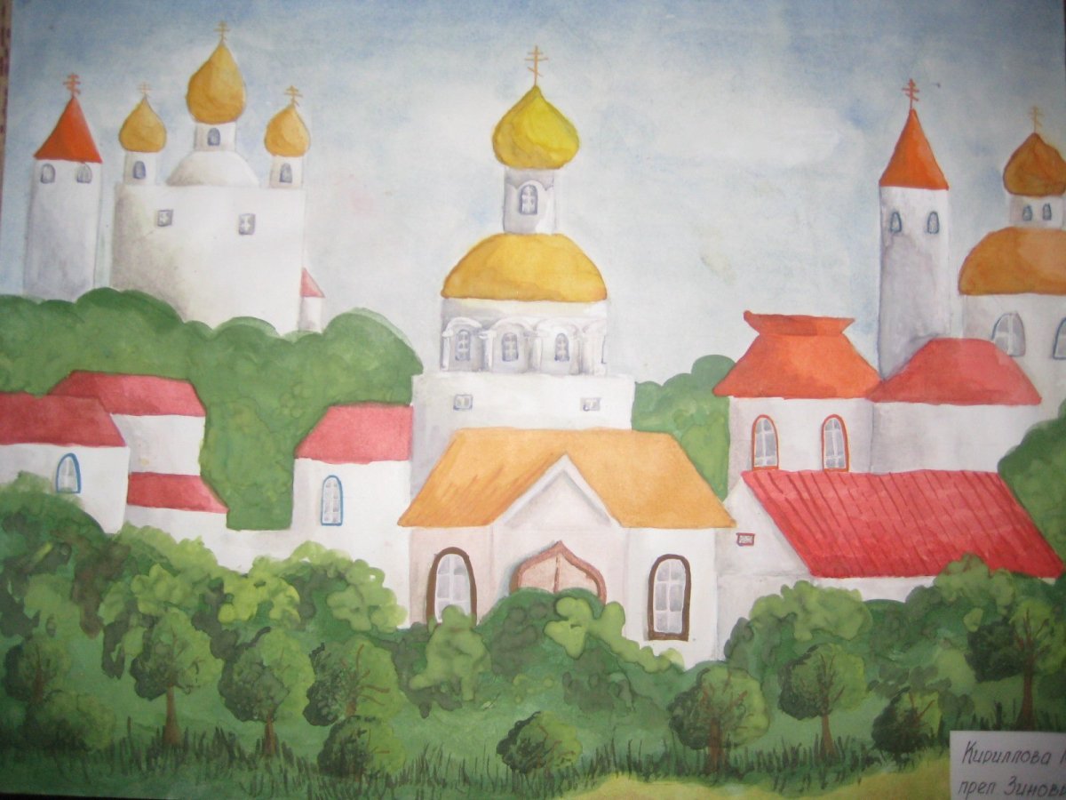 Мультяшные русский город