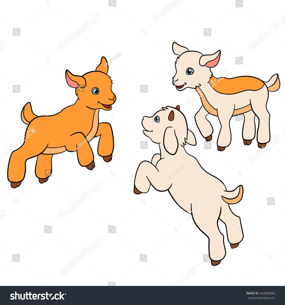 Козлята мультяшные