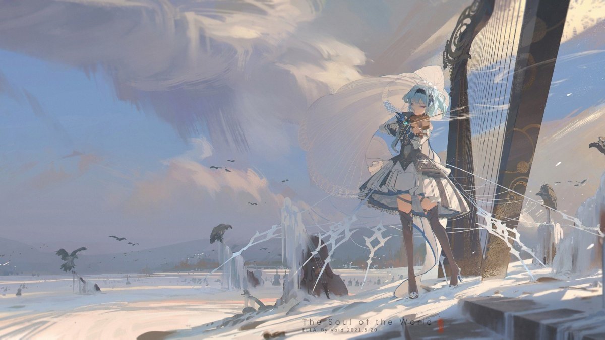 Атмосферные арты Геншин