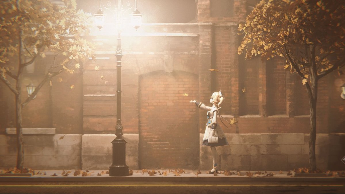 Атмосферные обои Геншин