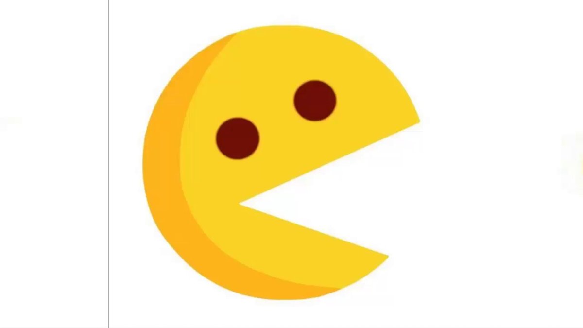 Пакман с открытым ртом