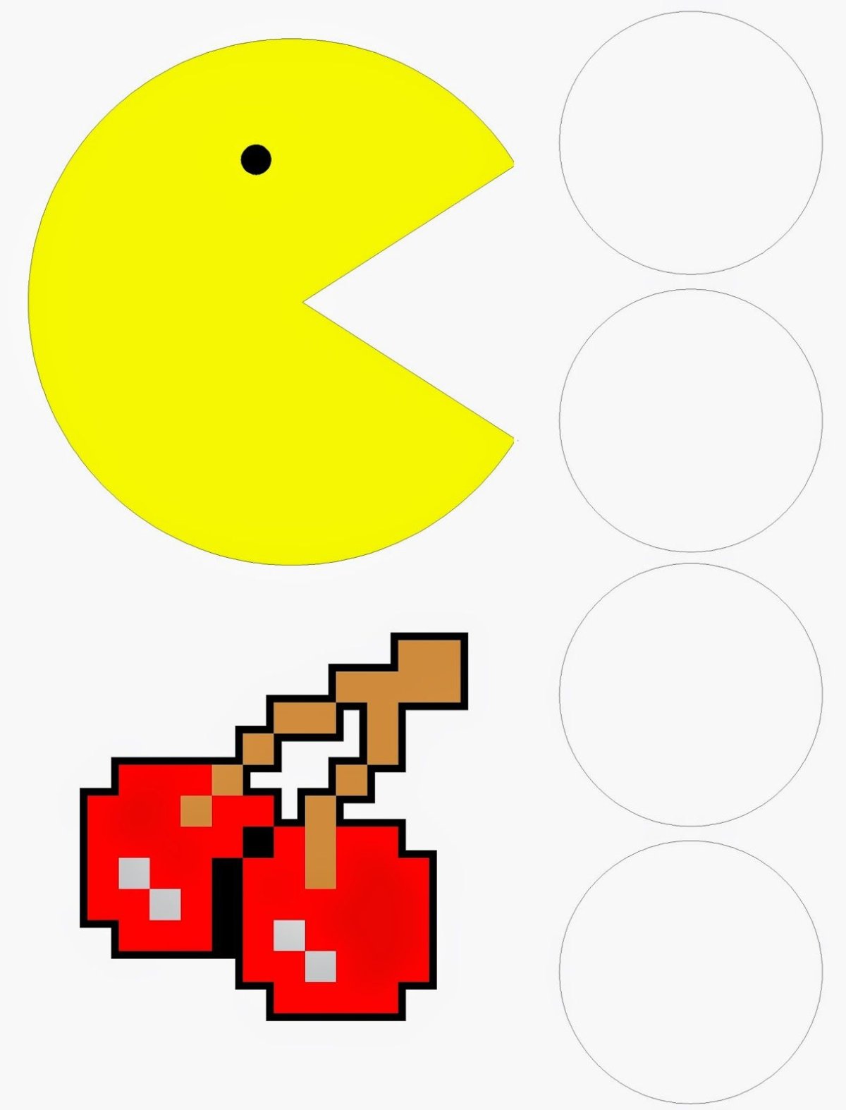 Пакман поделка