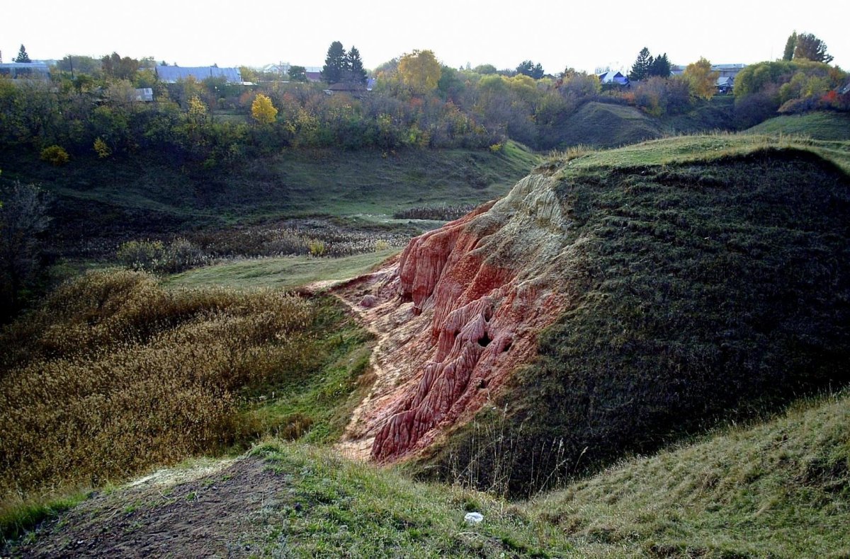 Осень холмы