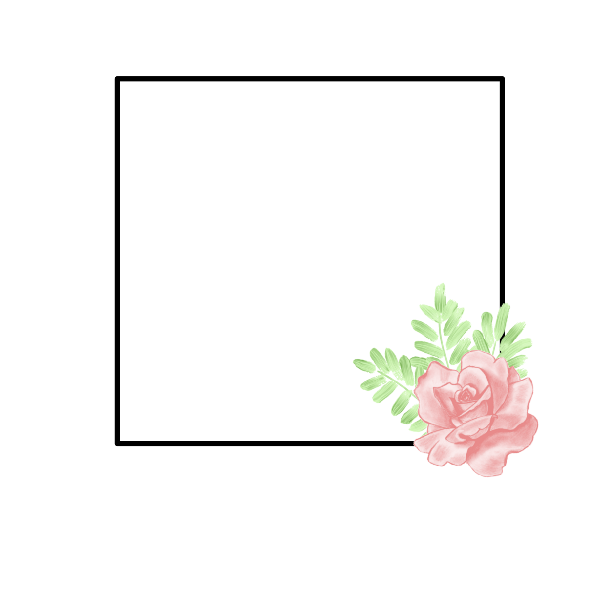 Рамка стикер