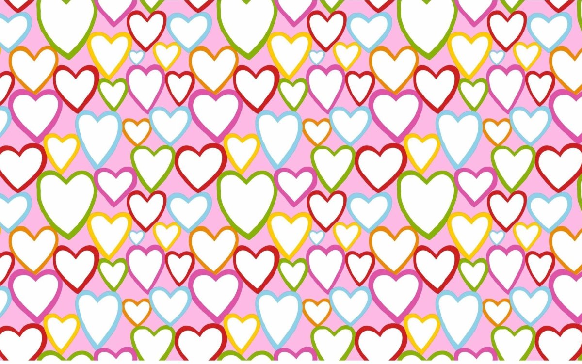 Фон мелкие сердечки