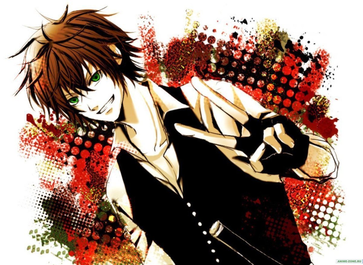 Грустный аниме парень