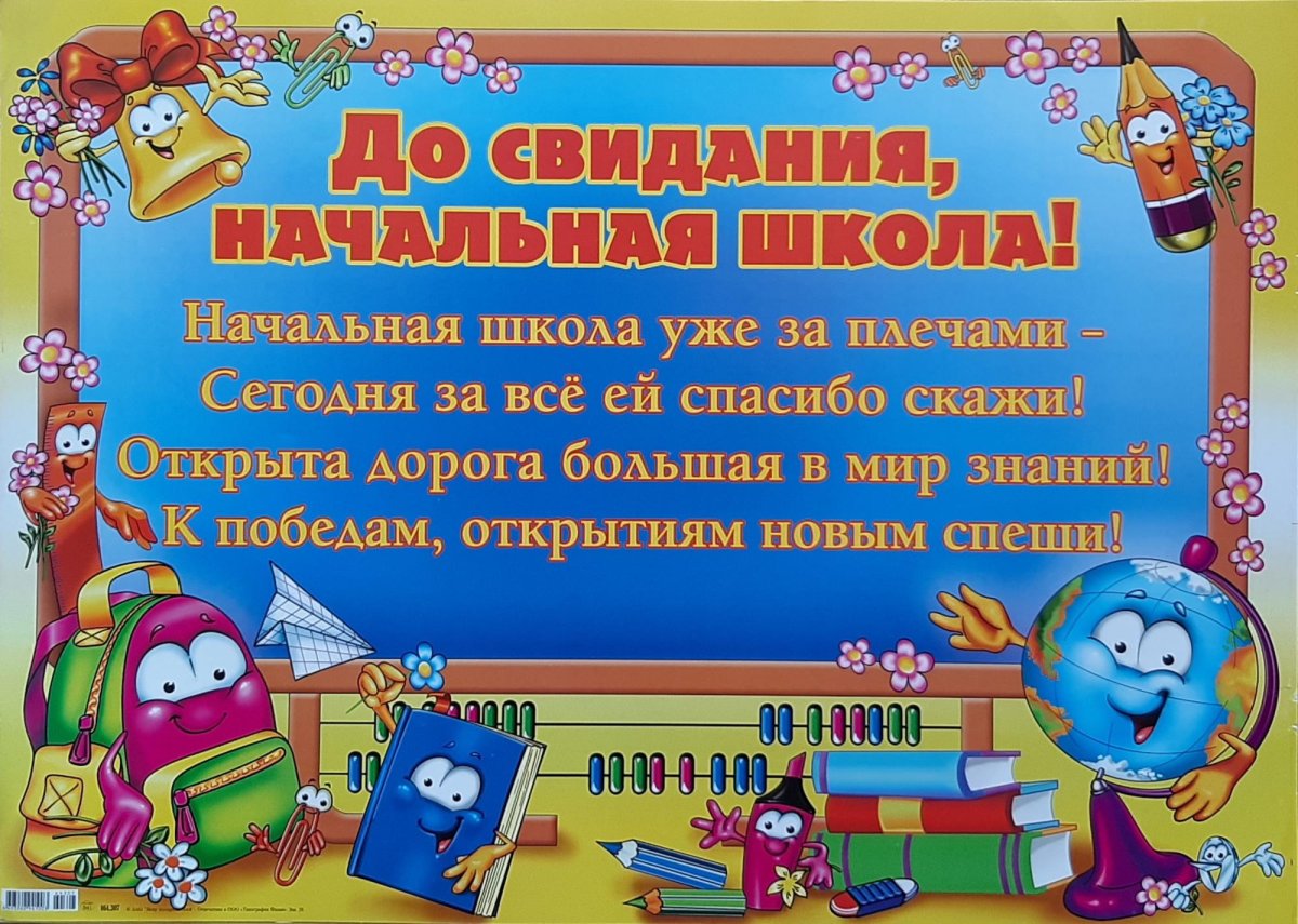 Поздравление с окончанием 4 класса