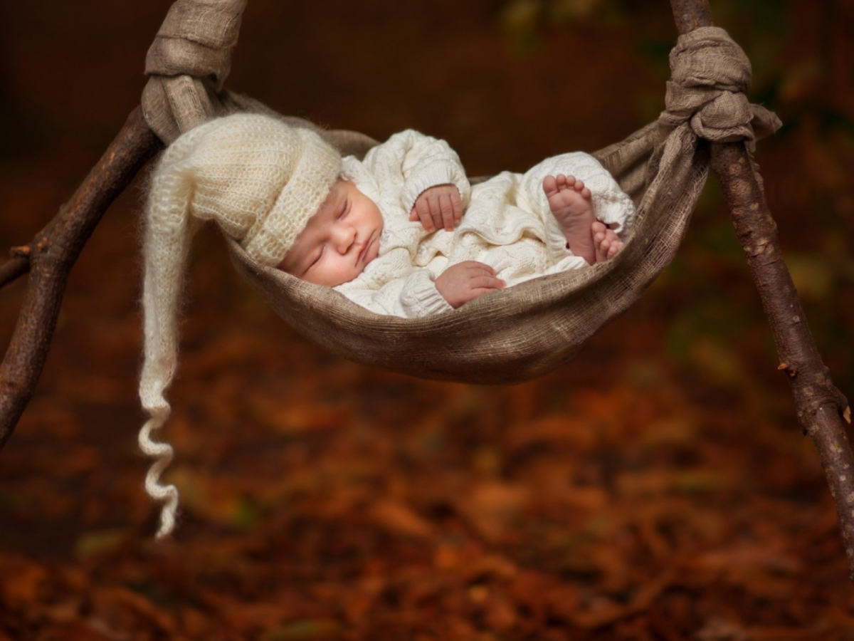 Младенец в люльке