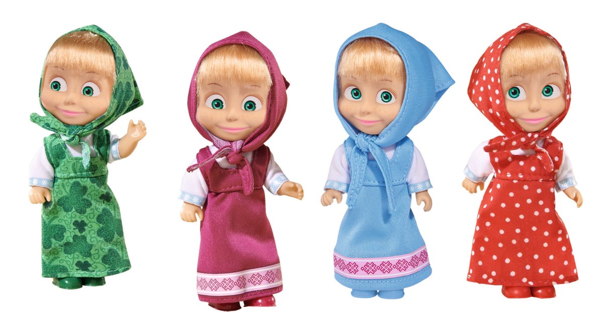 Кукла Simba Маша в сарафане 12 см 9301678