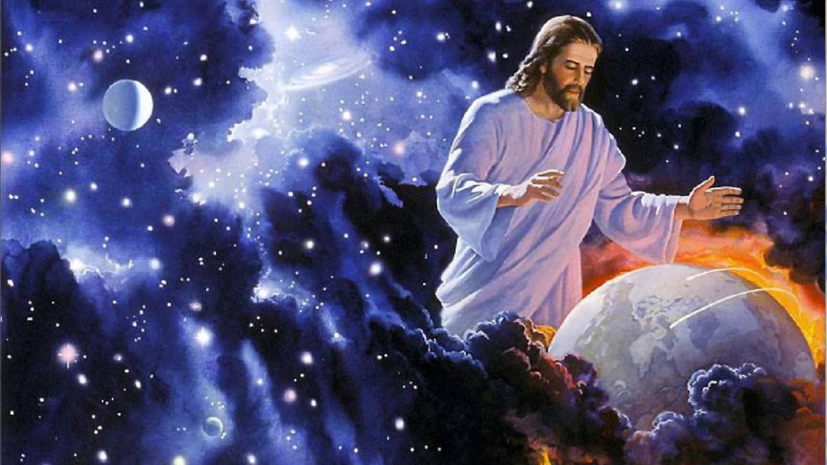 Бог творит землю