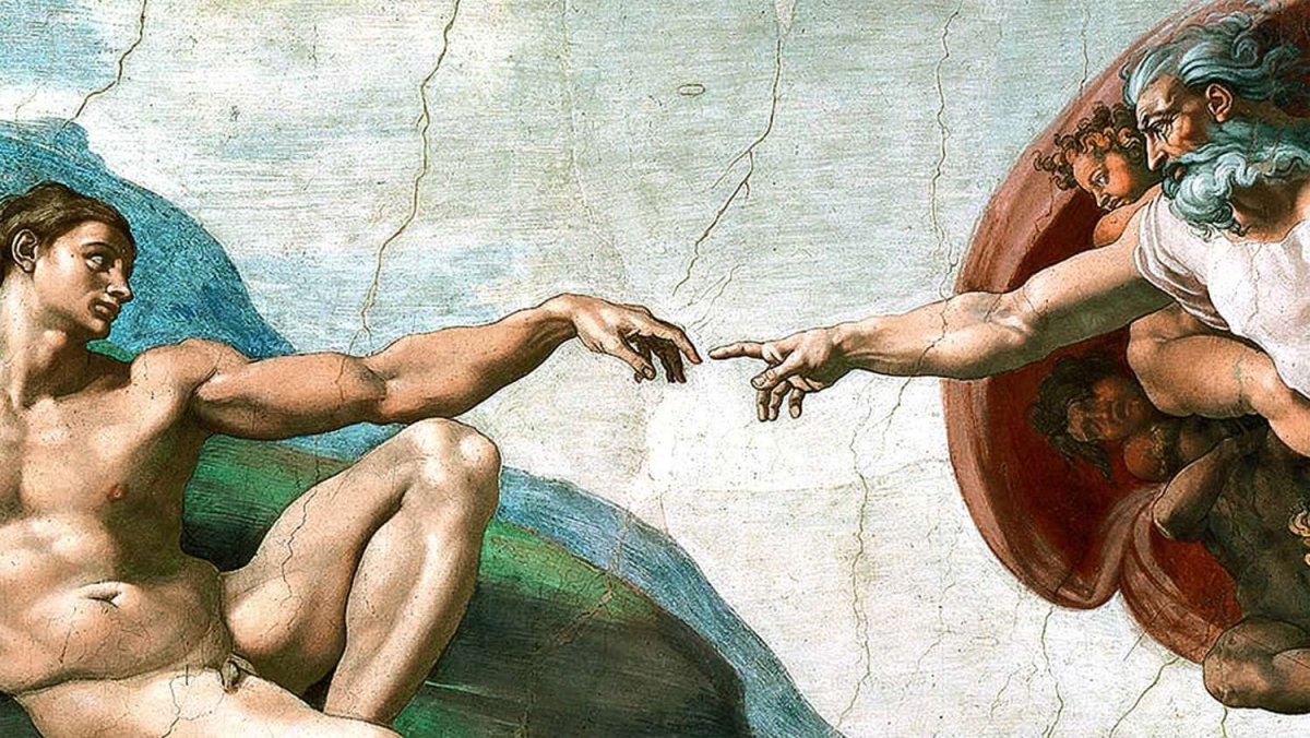 Микеланджело Буонарроти Сотворение Адама
