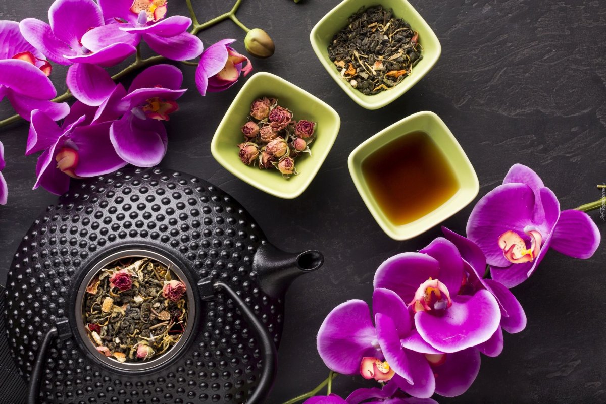 Чай с орхидеей