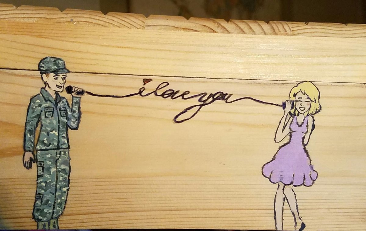 Рисунки для армии от девушки