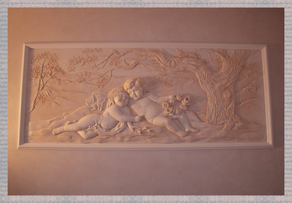 Рельефные панно из гипса