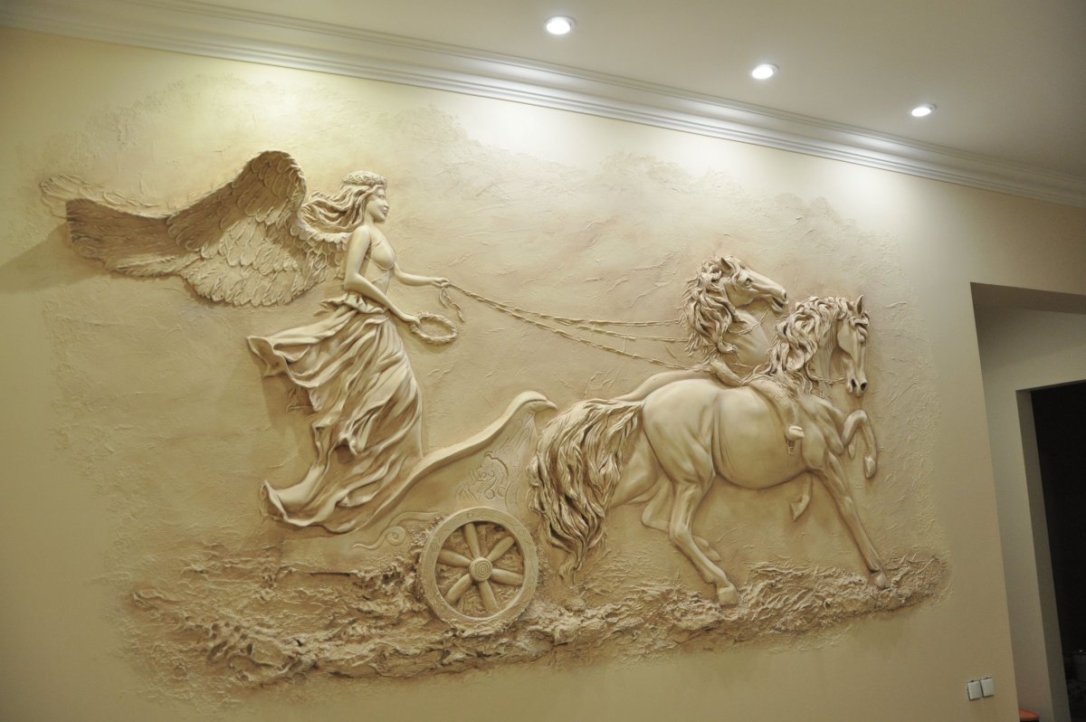 Лепное панно на стену