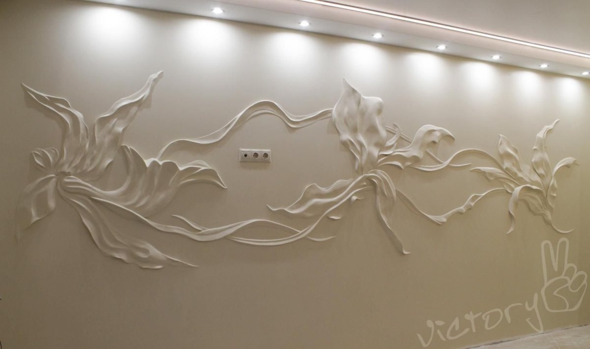 Художественная лепка на стенах