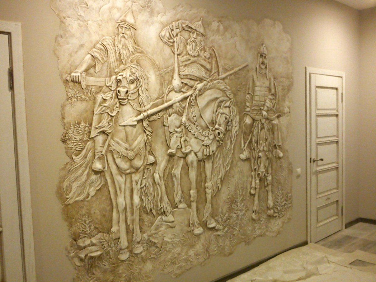 Барельеф с натуры Шубин